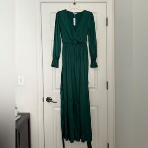 Baltic Born Green Bishop Sleeve Gown